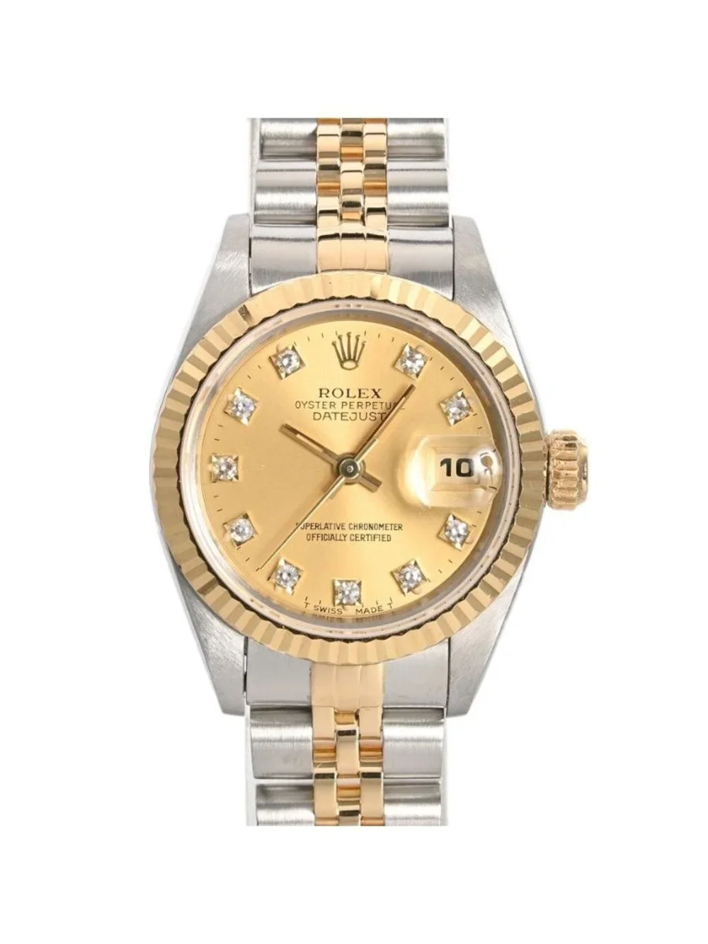 Rolex Watch Datejust Gold